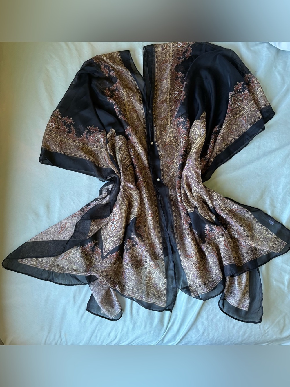sheer kimono